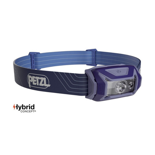 Prožektorius nešiojamas ant galvos Petzl TIKKA 350lm, mėlynos spalvos. TaktikaPro - Kai kiekviena detalė turi prasmę.