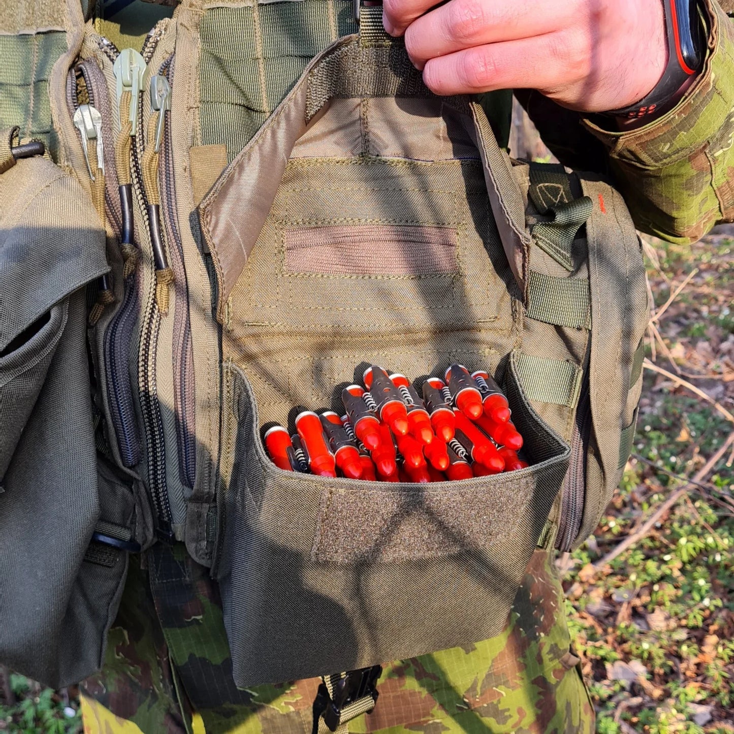 Kulkosvaidžio 100 šov. juostos dėklas Matuza-Tactical - TaktikaPro - Kai kiekviena detalė turi prasmę.