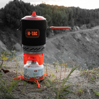 Turistinė viryklė su katiliuku M-Tac TaktikaPro - Kai kiekviena detalė turi prasmę.