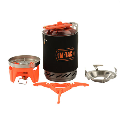 Turistinė viryklė su katiliuku M-Tac TaktikaPro - Kai kiekviena detalė turi prasmę.